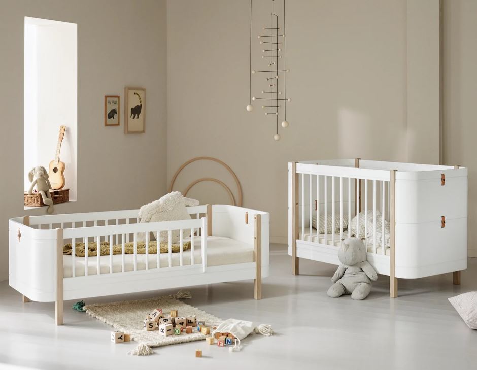 Wood Mini+: la cuna que se convierte en cama hasta los 9 años -  Puericultura y seguridad para bebés