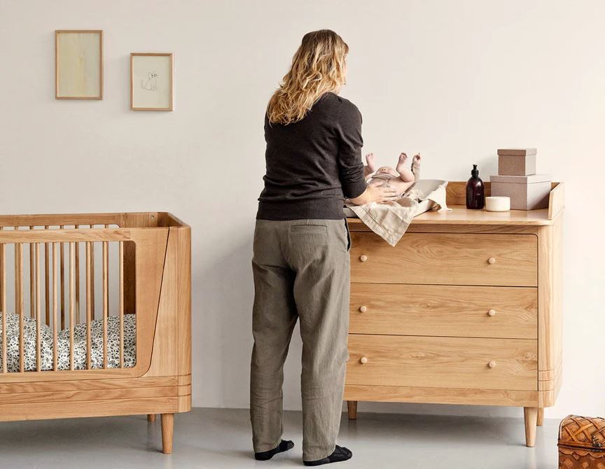 Comoda cambiador seguro para habitacion de bebe organizador