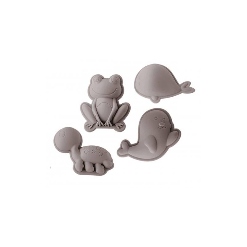 Pack de moldes de silicona Scrunch Gris Claro