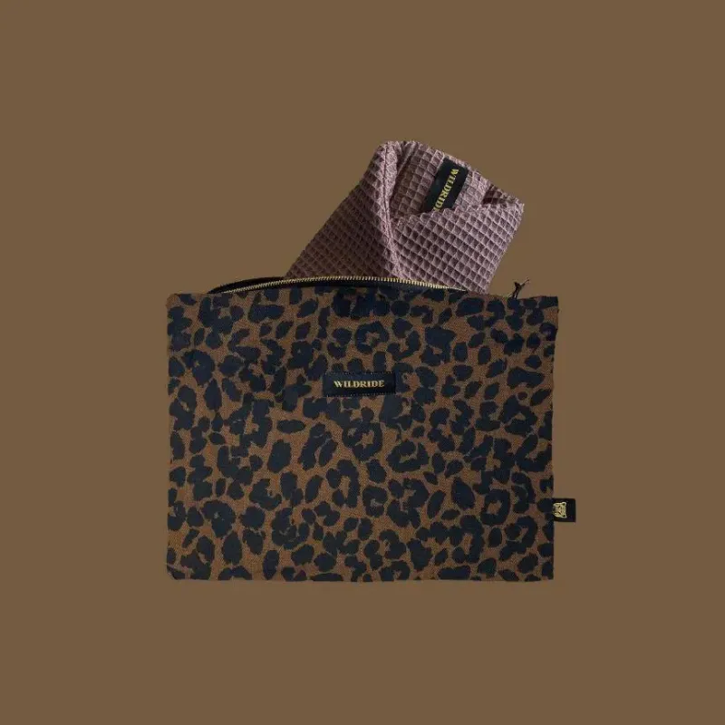 Bolsa/neceser Brown Leopard | Pinpi